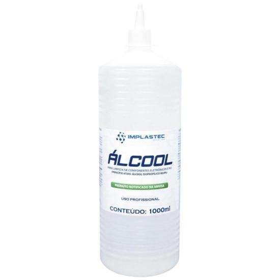 Álcool Para Limpeza de Eletrônicos 1000ML Implastec - CX / 10