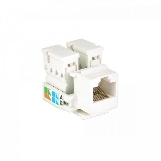 Tomada Keystone RJ45 CAT5.E KEYS0001 Storm - PCT / 10