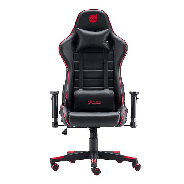 Cadeira Gamer Prime-X V2 Preto e Vermelho - Dazz