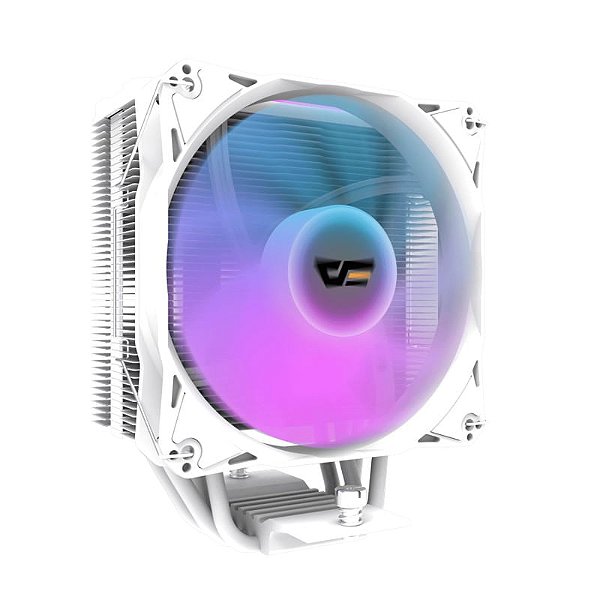 Cooler Darkflash para Processador Intel e AMD Z4 PRO MIST ARGB Branco