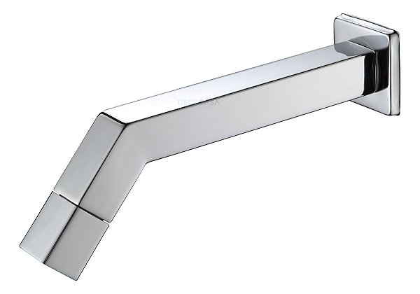 An-tf-1606a Torneira Banheiro Parede Quadrada Abre Fecha Bico Cromada