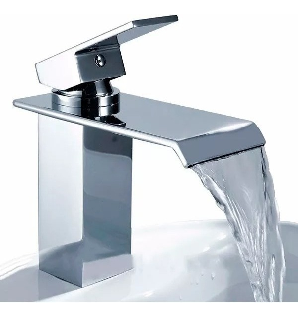 Dc-6006b Torneira Banheiro Monocomando Cascata Quadrada Cromado