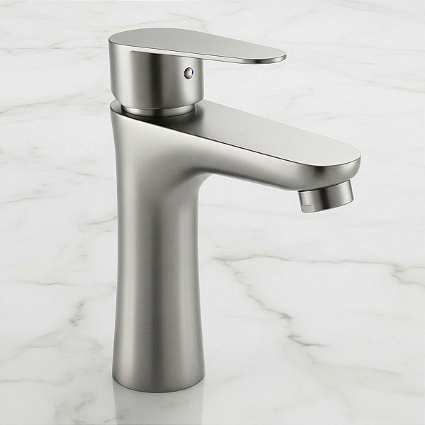 Dc-tf-6616e Torneira Banheiro Água Fria Inox 1/4 Volta Escovado