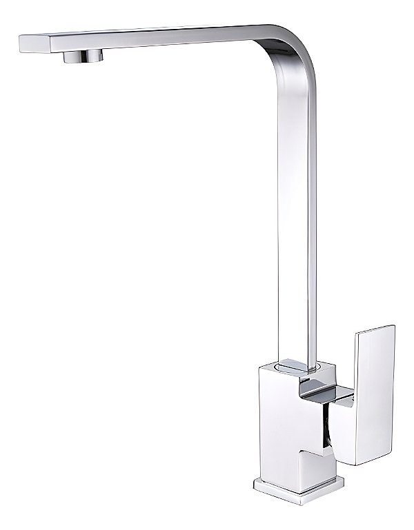 Dc6017a Torneira Cozinha Slim Quadrada Inox Cromado