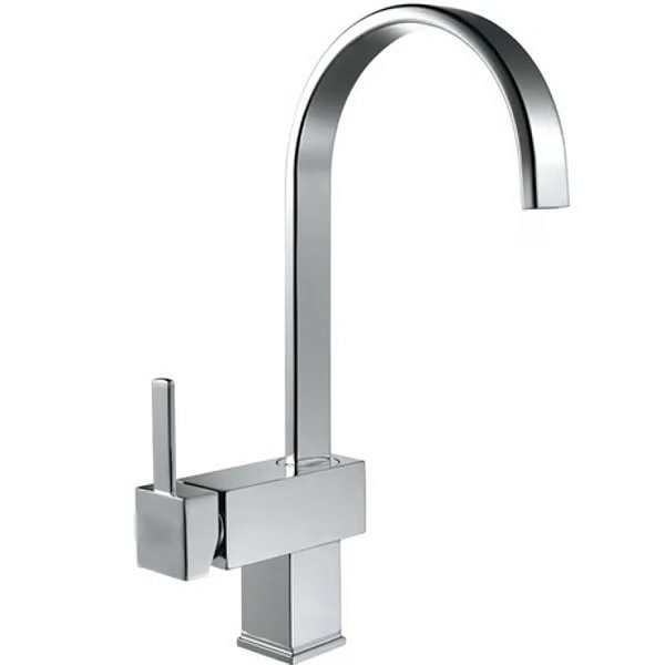 Mf1234 Torneira Cozinha Quadrada Alta Metalcromada