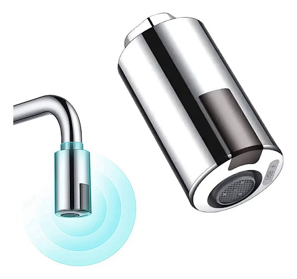 Arejador Sensorizado Para Torneira Cozinha Com Carregador Usb