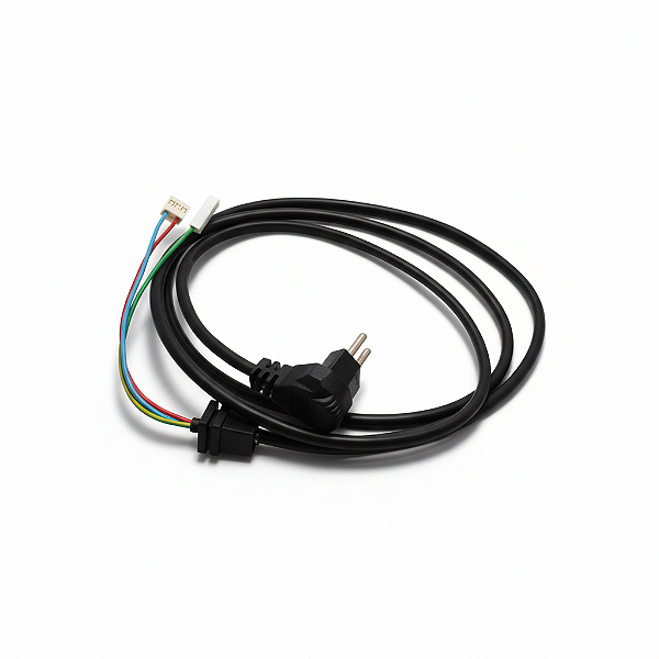 Cabo de Alimentação 3 Pinos 4 Ciclos Refrigerador Electrolux TW42S TC41 DF44 DW44S Original 64502624