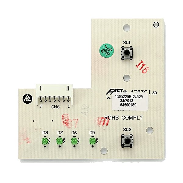 Placa de Interface Lavadora Electrolux LTE09 - Cód. 64500189 / 41003103 | SKU 102719