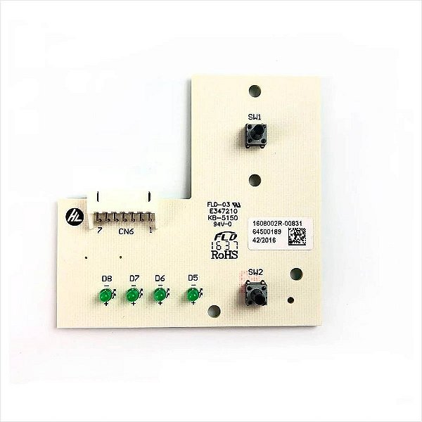 Placa Interface Lavadora Electrolux LTE09 64500189 Original Bivolt
