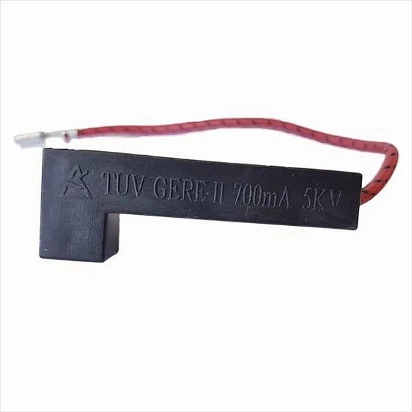 Fusível de Alta Tensão 5 kV 700 mA com Alojamento para Micro-ondas Electrolux - Cód. 64502571 | SKU 110030