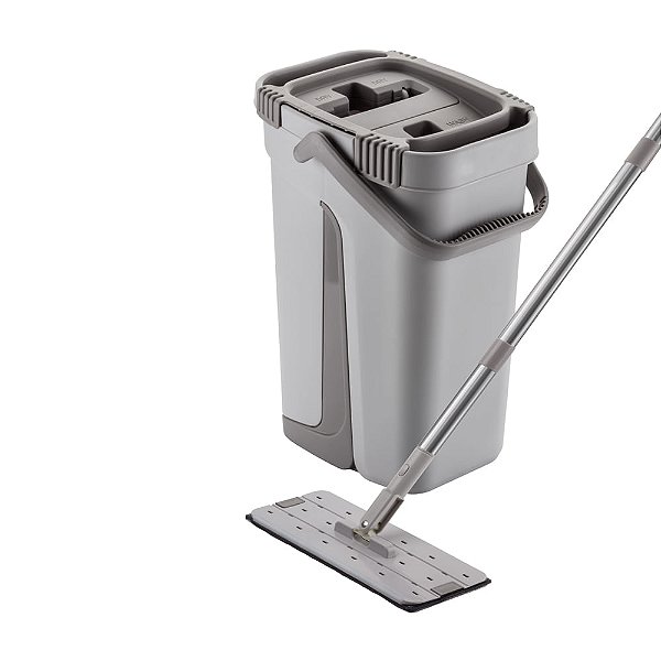 Mop Flat Lava e Seca Menalux com Refil Extra de Microfibra - Cód. A23217301 / MCML02 / 41046207 | SKU 102401