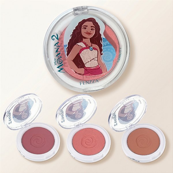 Blush Compacto Moana - Longa Duração Efeito Glow