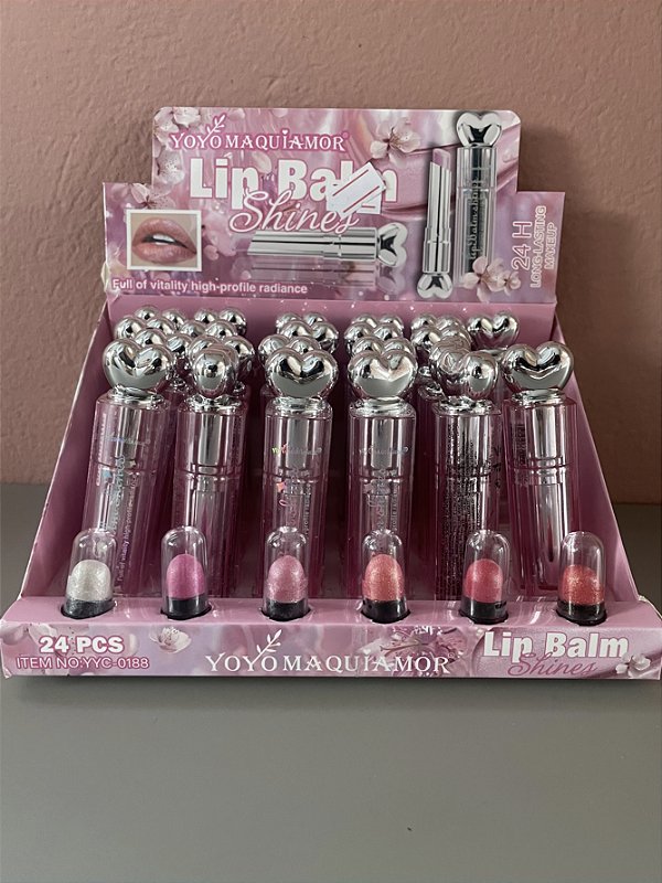 Batom Lip Balm Brilho Hidratante 24h
