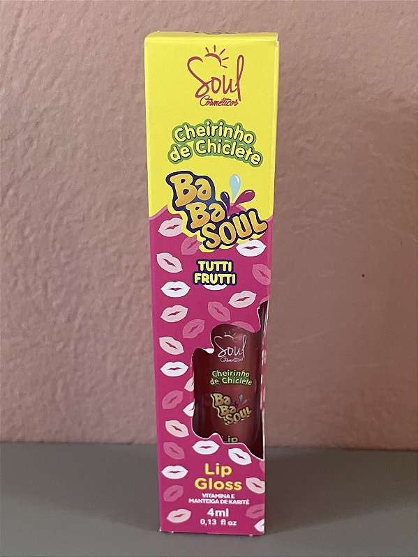 Gloss Labial Tutti Frutti Cheirinho Chiclete