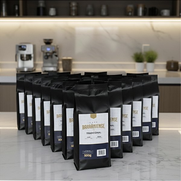 Kit Corporativo 40 Pacotes 500g Café Tradicional Torra Média/Escura 100% Arabica - Atacado