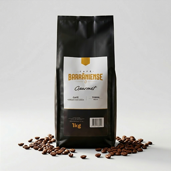 1kg Café Gourmet Grãos Torra Média