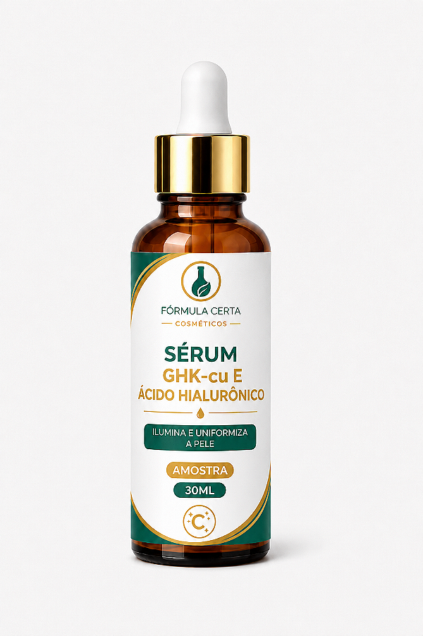 SERUM GHK-cu + ACIDO HIALURÔNICO - AMOSTRA 30ML
