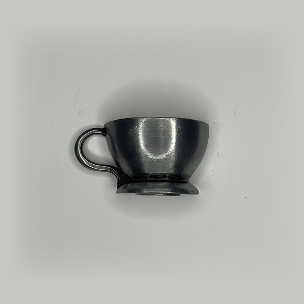 XÍCARA RETRÔ PRATA VELHO