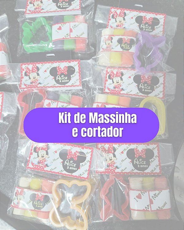 Kit Massinha + Cortador – Lembrancinhas Personalizadas