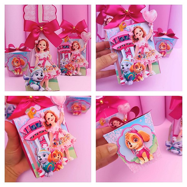 Kit Festa Patrulha Canina Skye |Linha Topázio | Lembrancinhas Personalizadas