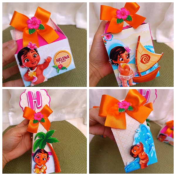 Kit Festa Moana Baby |Linha Topázio |Lembrancinhas Personalizadas