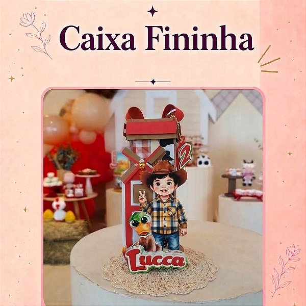 Kit Festa |Linha Diamante | Caixa Fininha | Lembrancinhas Personalizadas |Premium