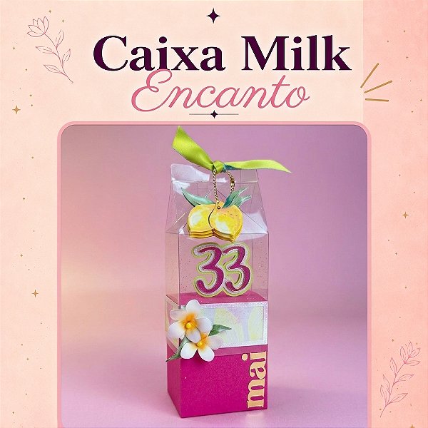 Kit Festa |Linha Diamante | Milk Encanto | Lembrancinhas Personalizadas |Premium
