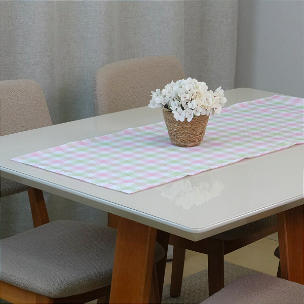 Caminho de Mesa Estampa Digital Piquenique 1 Peça