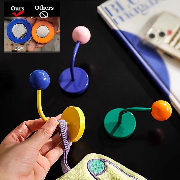 Gancho magnético sem furo