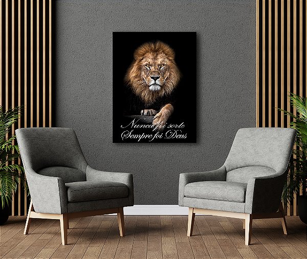 Quadro Tela Leão