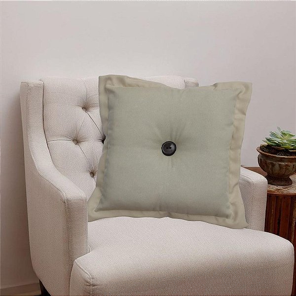 Kit 2 Almofadas Decorativas de Botão