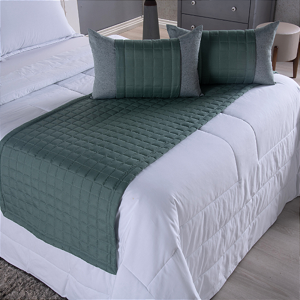 Kit Peseira Copacabana 5 Peças King 100% Poliéster Micropercal 300