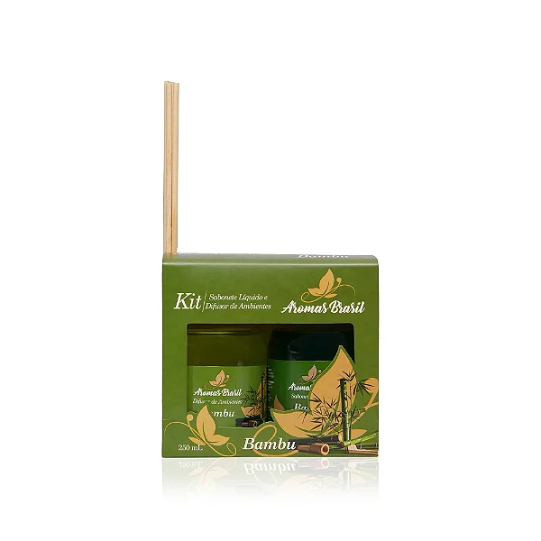 Kit Sabonete Líquido e Difusor De Ambiente Bambu