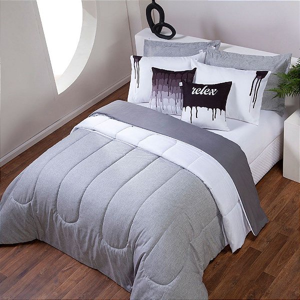 Kit Edredom Linho Colorful Casal Queen