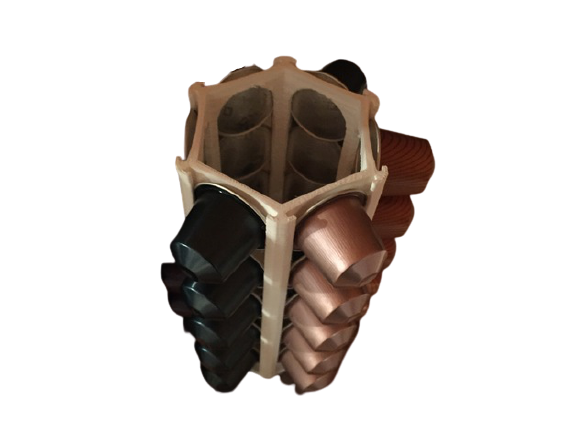 Suporte Porta Cápsulas Café Nespresso Hexagonal