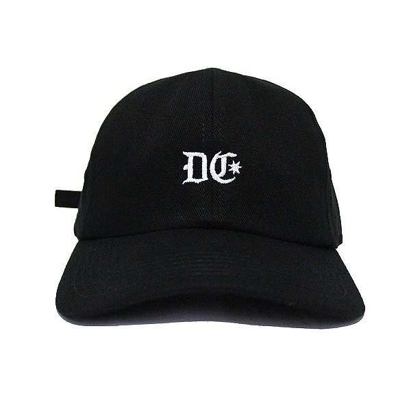 BONÉ DC SHOES DAD HAT OLD SCHOOL - PRETO - JD Skate Shop