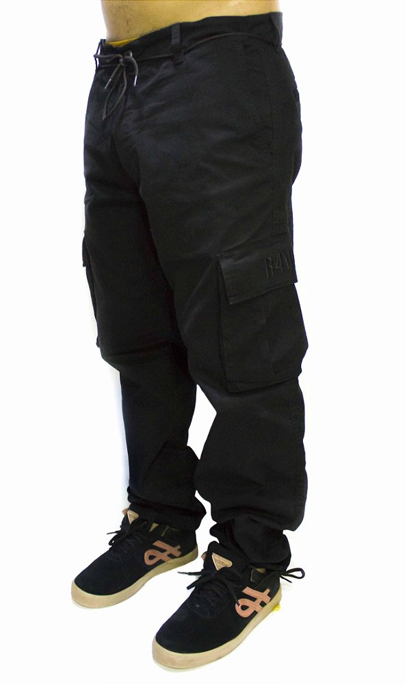calça preta masculina skate
