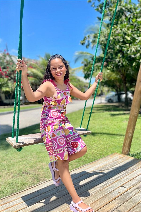 Macacão Pirueta Pink