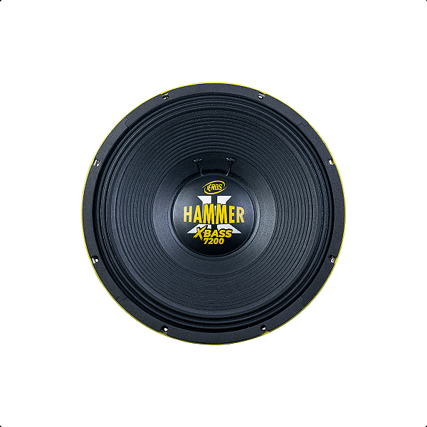 Alto-Falante E15 Hammer 7200 XBASS Amarelo- 2250W RMS - 4 Ohms