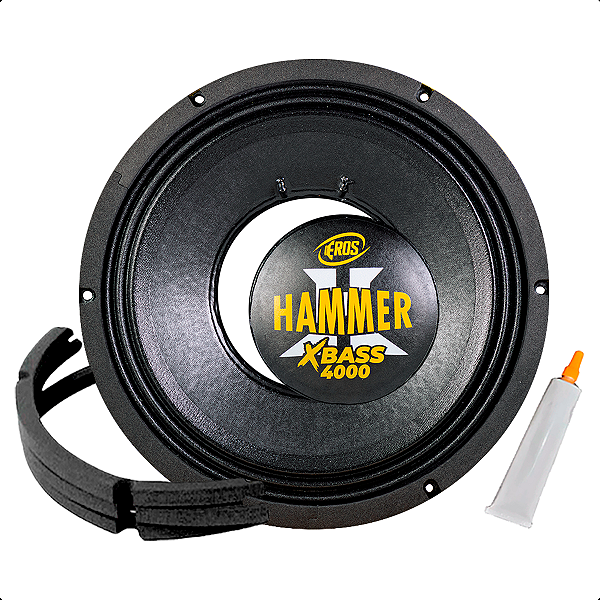 Reparo Alto-falante E12 HAMMER 4000 XBASS 2000W RMS - 4 Ohms