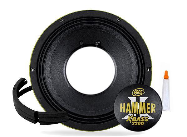 Reparo Alto-Falante Eros - E12 Hammer - 7200 XBASS - 2 Ohms