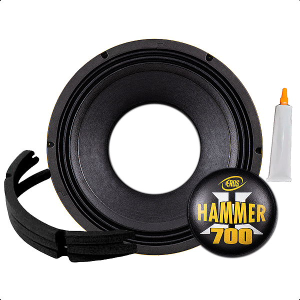 Reparo Alto-Falante Eros E12 Hammer 700 - 700W Rms - 4 Ohms