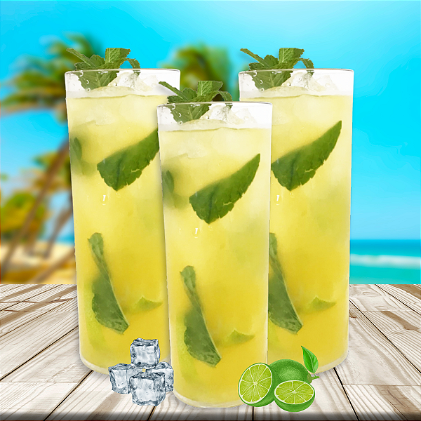 Kit 12 Copos Long Drink 340ml Acrílico Transparente Festas