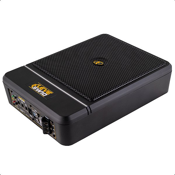 Caixa Amplificada Eros Eleve 10 polegadas Sub Slim ELSW10 - 200W RMS - 3 Ohms