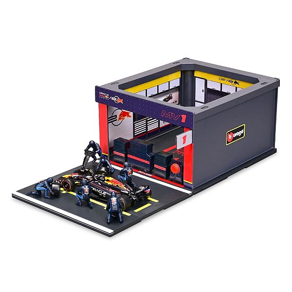 Pit Pass Red Bull RB20 Diorama Garagem 1/43 #1