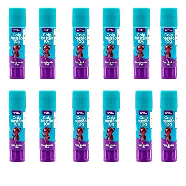 Kit De Cola Em Bastão 12 Unidades De 10g Cada - Onda