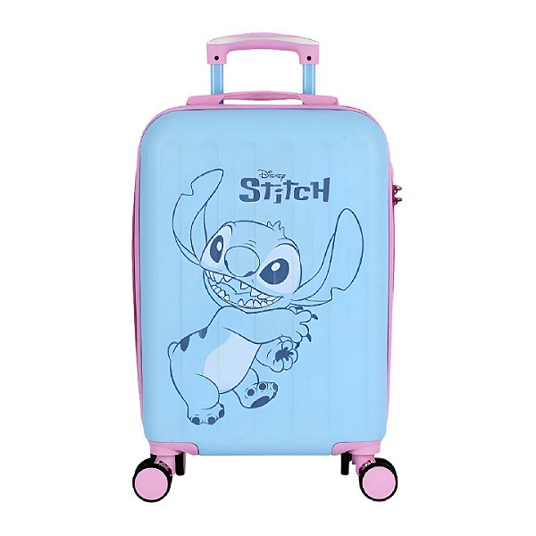 Mala De Viagem Bordo Disney Stitch & Angel - Luxcel