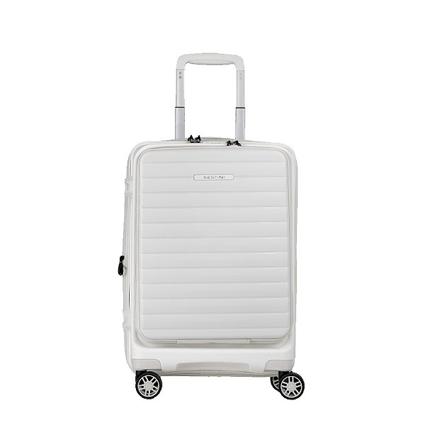 Mala de Viagem Sestini de Bordo em Polipropileno PP Duo - Branco