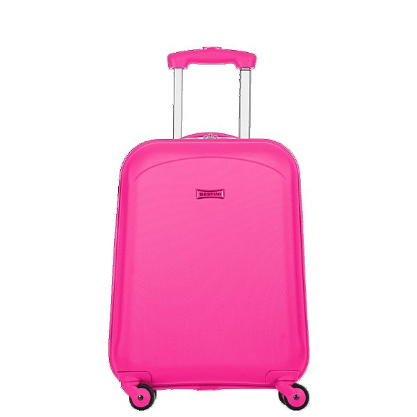 Mala de Viagem Pequena de Bordo Sestini Colors Rosa - Pink