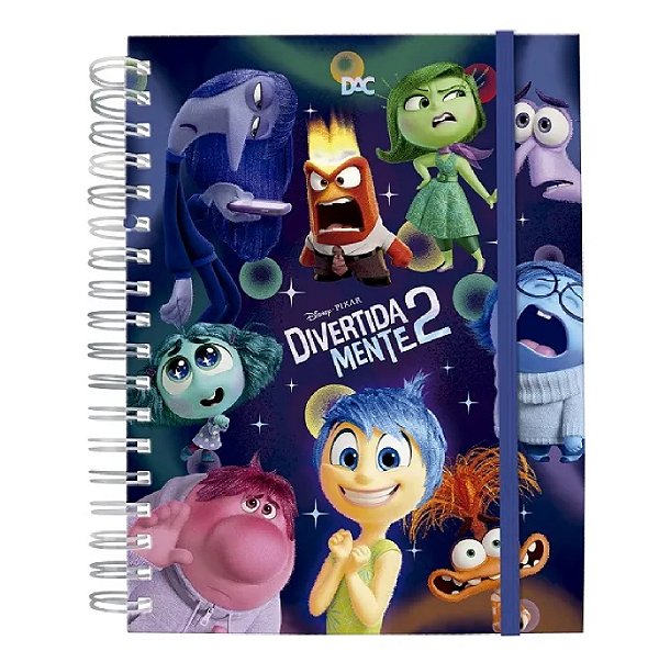 Caderno Argolado Universitário Dac Com Capa Dura Stitch